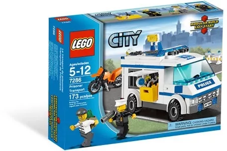 7286serult - LEGO CITY Fogolyszállítmány - Sérült dobozos