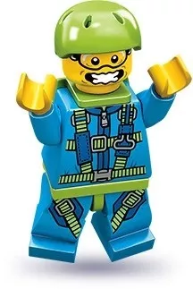 col10-6 LEGO Minifigura 10. sorozat - Ejtőernyős