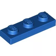 3623c7 - LEGO kék lap 1 x 3 méretű