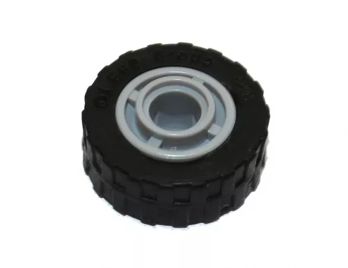 42610c01c86 - LEGO fekete 14mm x 6mm méretű abroncs, 11 x 8 mm méretű világosszürke felnin