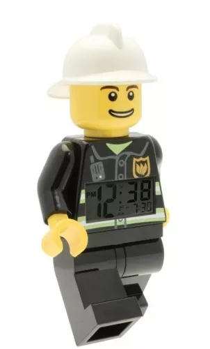 9003844 - LEGO CITY tűzoltó minifigura ébresztő óra
