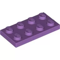 3020c157 - LEGO közepes levendula lap 2 x 4 méretű