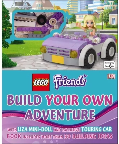 9780241187555 - LEGO Friends Build Your Own Adventure angol nyelvű könyv LEGO minifigurával