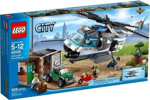 60046serult - LEGO City - Helikopteres megfigyelés - Sérült dobozos