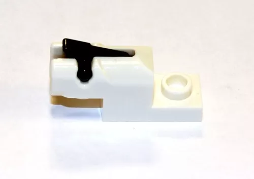 15403c01c1 - LEGO fehér lap 1 x 2 méretű, fegyver, sötétszürke elsütővel