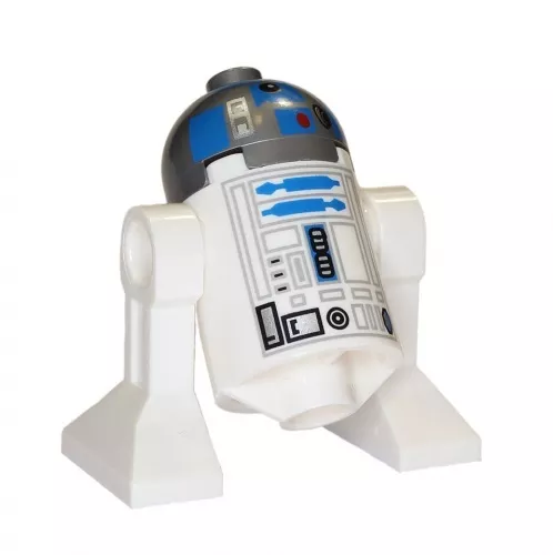 sw512 - LEGO Star Wars R2-D2 minifigura ezüst fejrész