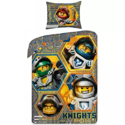 5055285398989 - LEGO Nexo Knights Ágynemű, 2 részes, 100% pamut