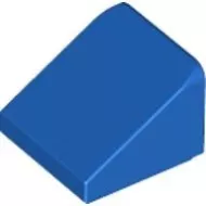 54200c7 - LEGO kék lap 1 x 1 x 2/3 méretű, lejtő