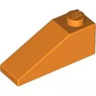 4286c4 - LEGO narancssárga kocka 33° lejtő 3 x 1 méretű