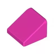 54200c47 - LEGO sötét rózsaszín lap 1 x 1 x 2/3 méretű, lejtő