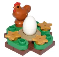 acs197 - LEGO CITY Ünnepi fészek csirkével és tojással