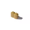 30136c2 - LEGO világos krémszínű (tan) domború oldalú kocka 1 x 2 méretű