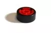 93593c01c5 - LEGO piros 11mm átm. x 6mm méretű csillag mintás felni és fekete 14mm x 6mm méretű sima slick abroncs