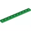 4477c6 - LEGO zöld lap 1 x 10 méretű