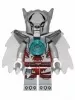 loc038 - LEGO Chima Worriz - ezüst páncélos minifigura