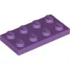 3020c157 - LEGO közepes levendula lap 2 x 4 méretű