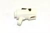 15391c01c1 - LEGO fehér minifigura kézifegyver, sötétszürke elsütővel