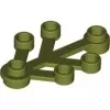 2423c155 - LEGO oliva zöld növény-ág 4x3 méretű - 4 db/csomag