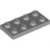 3020c86 - LEGO világos szürke lap 2 x 4 méretű
