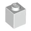 3005c1 - LEGO fehér kocka 1 x 1 méretű