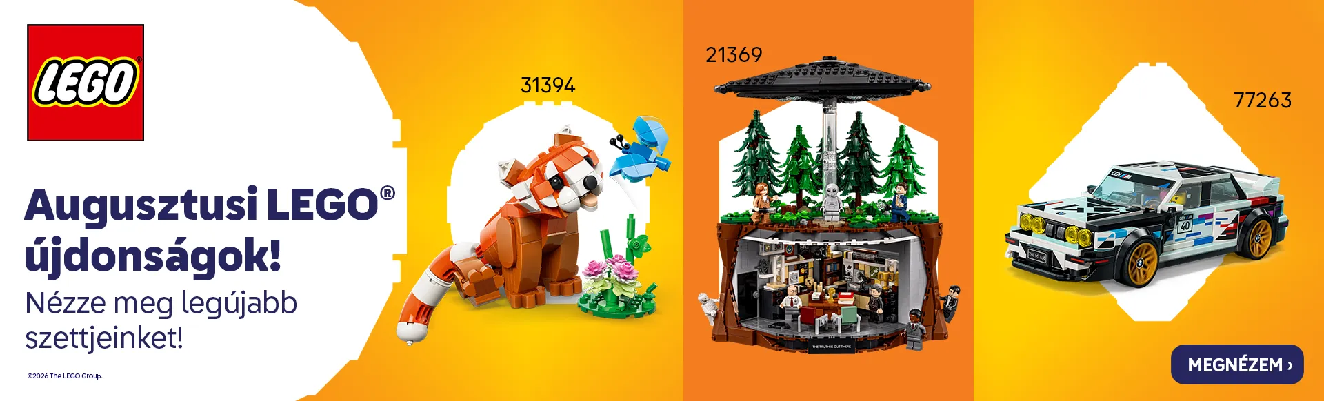 Augusztusi LEGO® újdonságok!