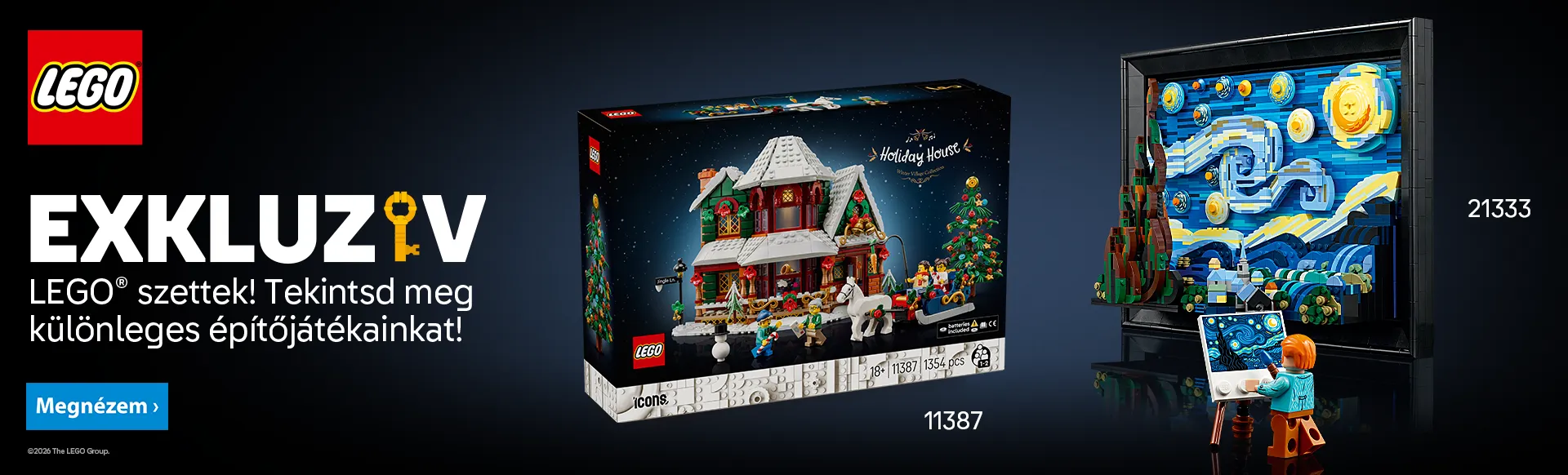 Exkluzív LEGO® készletek!