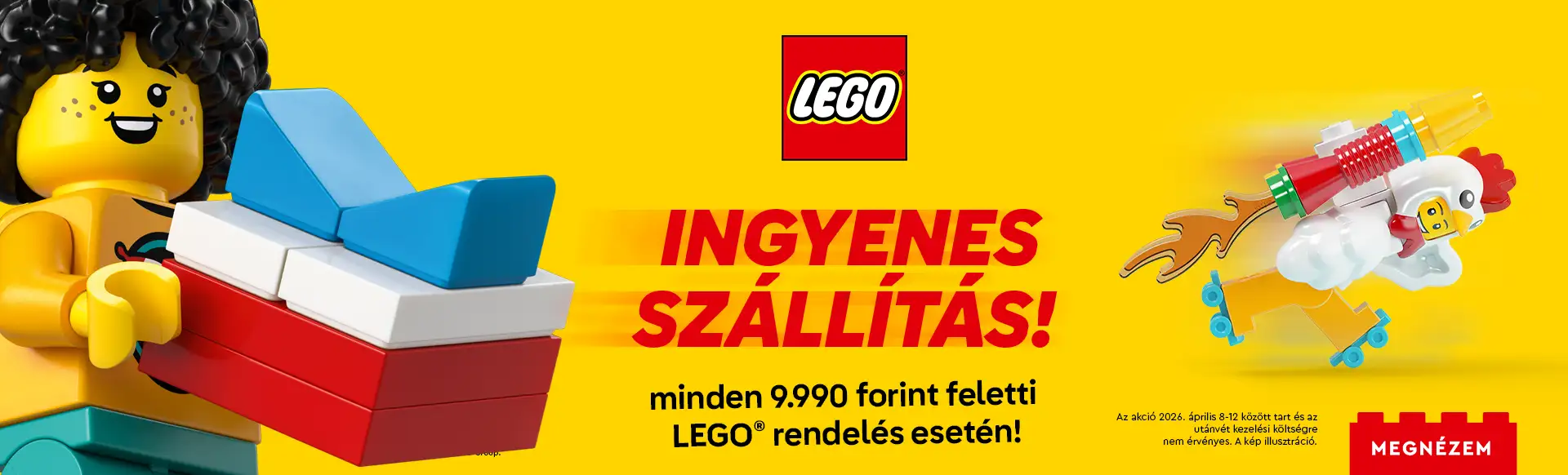 Ingyenes szállítás! Minden 9.990 Ft feletti rendelést ingyen szállítunk 2026. április 8 - 12 között. Az akció az utánvét kezelési költségre nem vonatkozik.