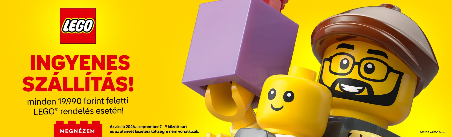 Ingyenes szállítási akció 2026. szeptember 7-9 között minden 19.990,- Ft feletti vásárlásnál! Az akció az utánvét kezelési költségre nem vonatkozik.