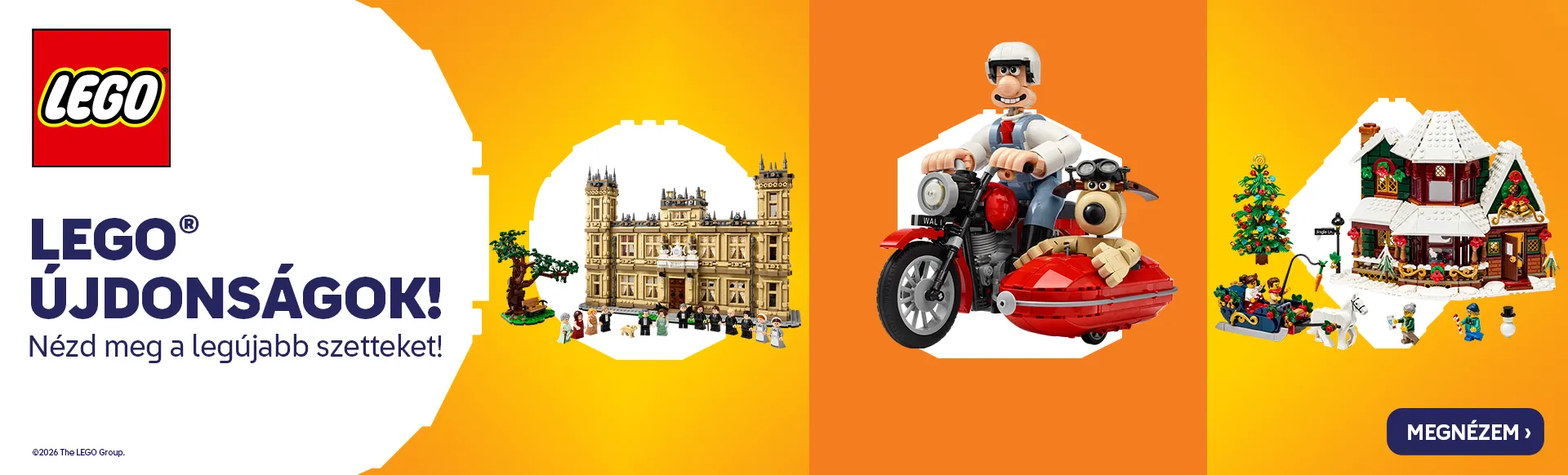 A LEGO® Októberi újdonságai a KockaÁruházban!
