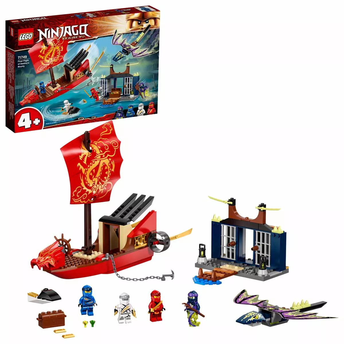 光電子 LEGO 71749 - LEGO Ninjago™ A Sors Adománya utolsó repülése