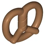 10170c150 - LEGO közepesen sötét bőrszínű (medium dark flesh) minifigura perec