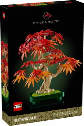 10348serult - LEGO Botanicals - Vöröslevelű japán juhar bonsai - Sérült dobozos!