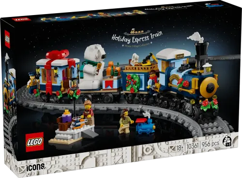10361serult - LEGO Icons - Ünnepi expresszvonat - Sérült dobozos!