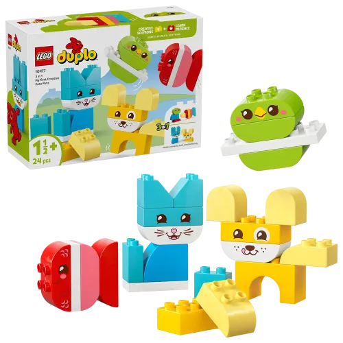 10477 - LEGO® DUPLO® - Kreatív és aranyos, 3 az 1-ben házi kedvencek