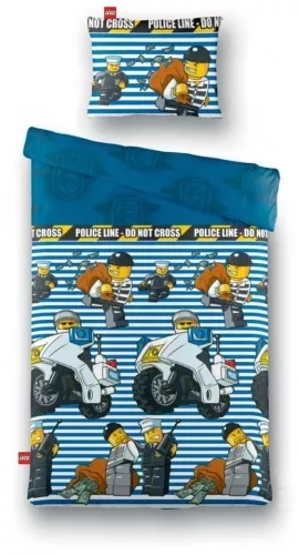 100250 - LEGO Ágynemű LEGO CITY Police line - do not cross, 2 részes