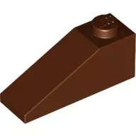 4286c88 - LEGO vörösesbarna kocka 33° lejtő 3 x 1 méretű