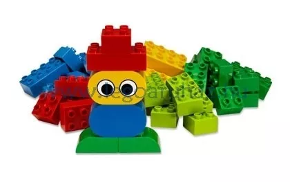 5586 - DUPLO alapkockák mókás formákkal - 50 alkatrész