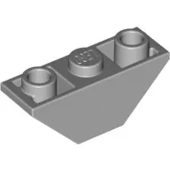 2341c86 - LEGO világosszürke lejtő duplán inverz 45° 3 x 1 méretű