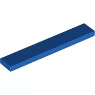 6636c7 - LEGO kék csempe 1 x 6 méretű
