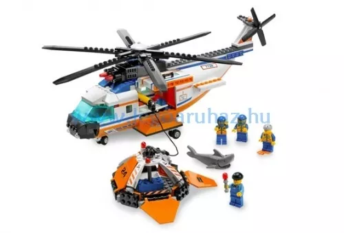 7738 - LEGO Parti őrség helikopter & mentőtutaj