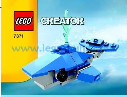 7871 - LEGO Bálna - mini készlet zacskóban