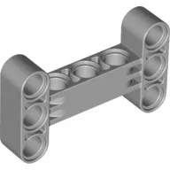 14720c86 - LEGO világosszürke technic kar, 3 x 5 méretű, elforgatott, H alakú