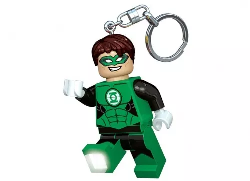 LGL-KE66 - LEGO Superheroes Green Lantern, Zöld Lámpás világító kulcstartó