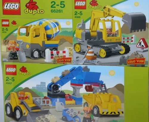 66261 - DUPLO VILLE Építkezés Value pack - 3 készlettel