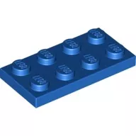 3020c7 - LEGO kék lap 2 x 4 méretű
