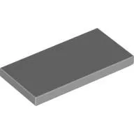 87079c86 - LEGO világosszürke csempe 2 x 4 méretű
