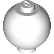 20953c1 - LEGO fehér kocka 2 x 2 méretű, gömbölyű