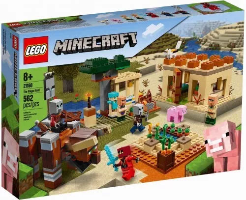 21160serult - LEGO Minecraft™ A falusi rajtaütés - Sérült dobozos!