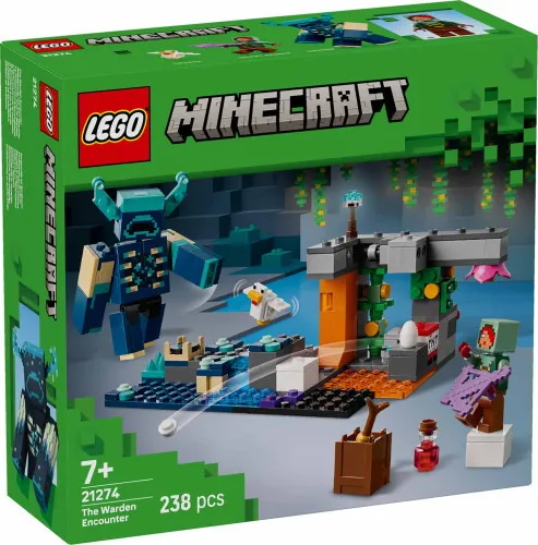 21274serult - LEGO Minecraft™ - Találkozás az Őrzővel - Sérült dobozos!