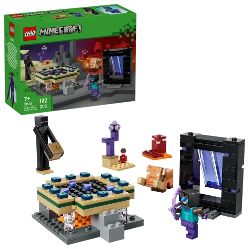 21584 - LEGO Minecraft™ - Utazás az Alvilág kapujához és a Végportálhoz